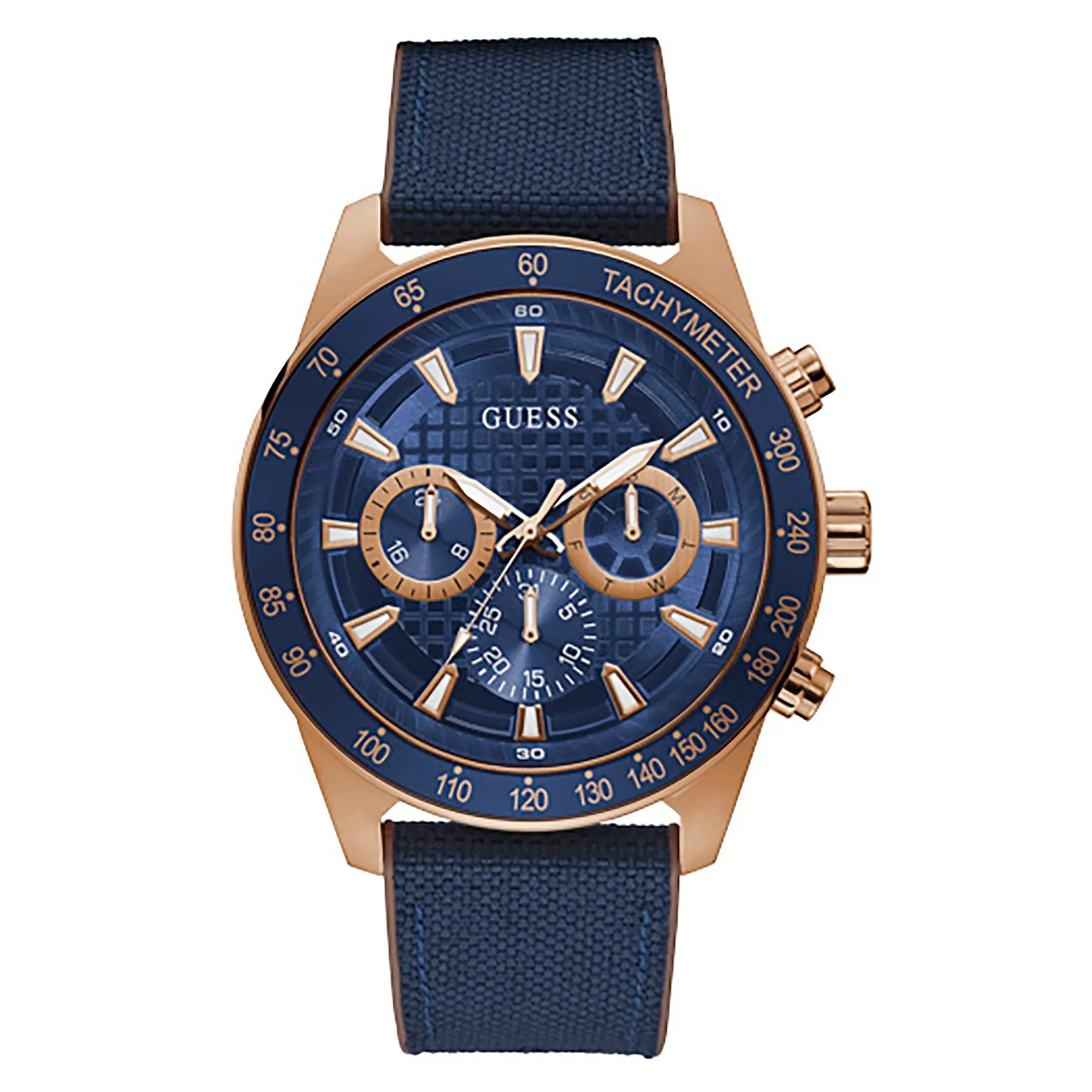 Guess Men's Watch Rose Gold Tone Case Quartz