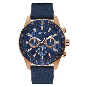 Guess Men's Watch Rose Gold Tone Case Quartz