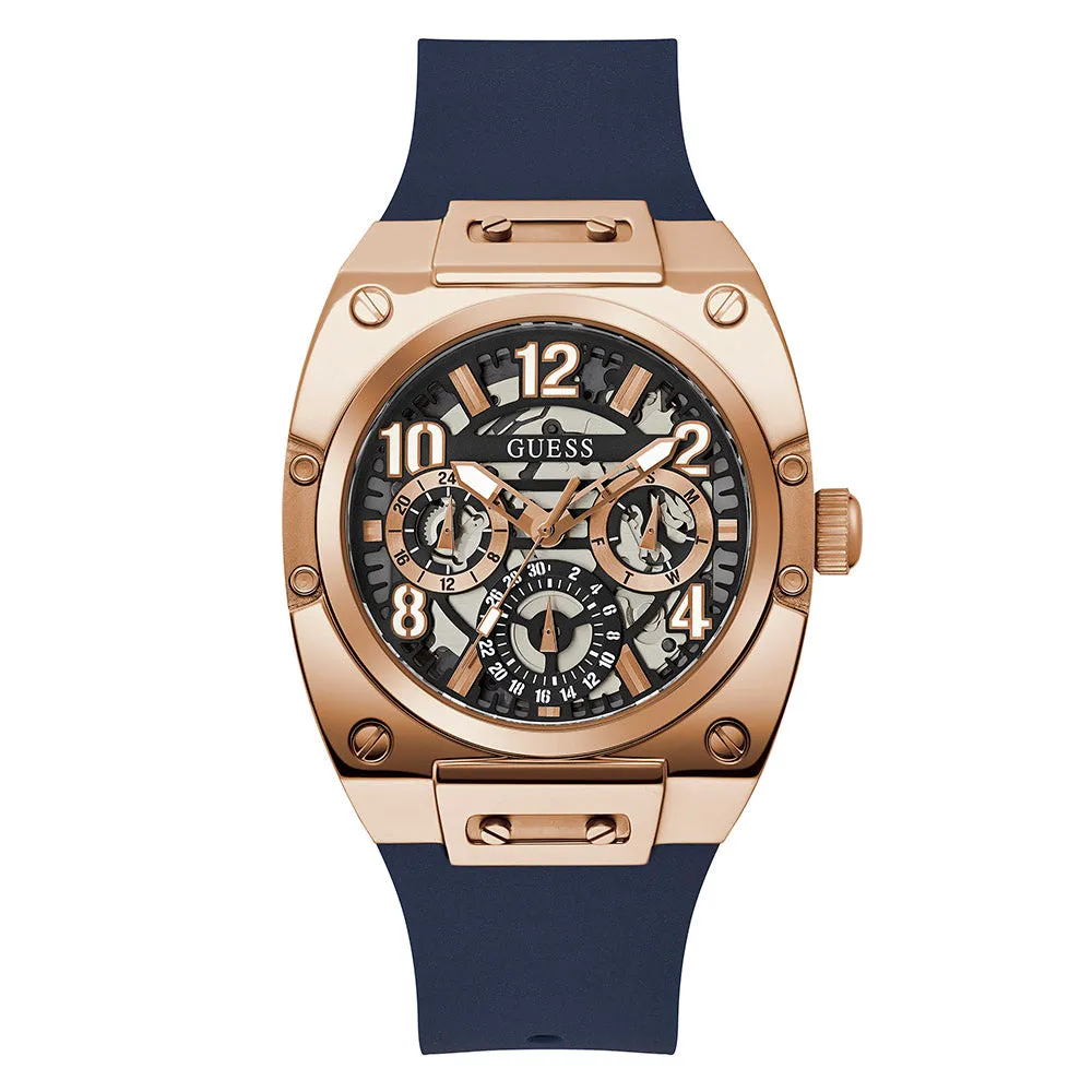Guess Men's Watch Rose Gold Tone Case Quartz