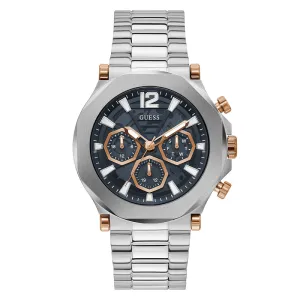 Guess Men's Watch Silver Tone Case Quartz