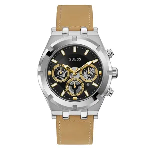 Guess Men's Watch Silver Tone Case Quartz