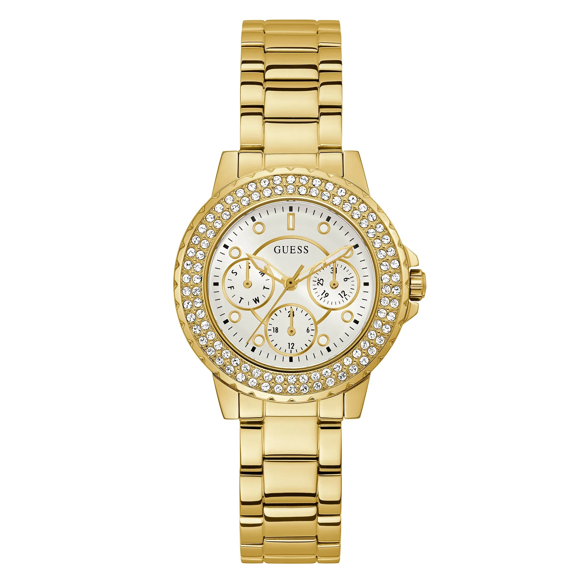 Guess Women's Watch Gold Tone Case Quartz