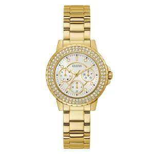 Guess Women's Watch Gold Tone Case Quartz