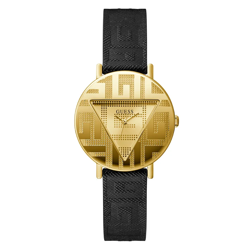 Guess Women's Watch Gold Tone Case Quartz