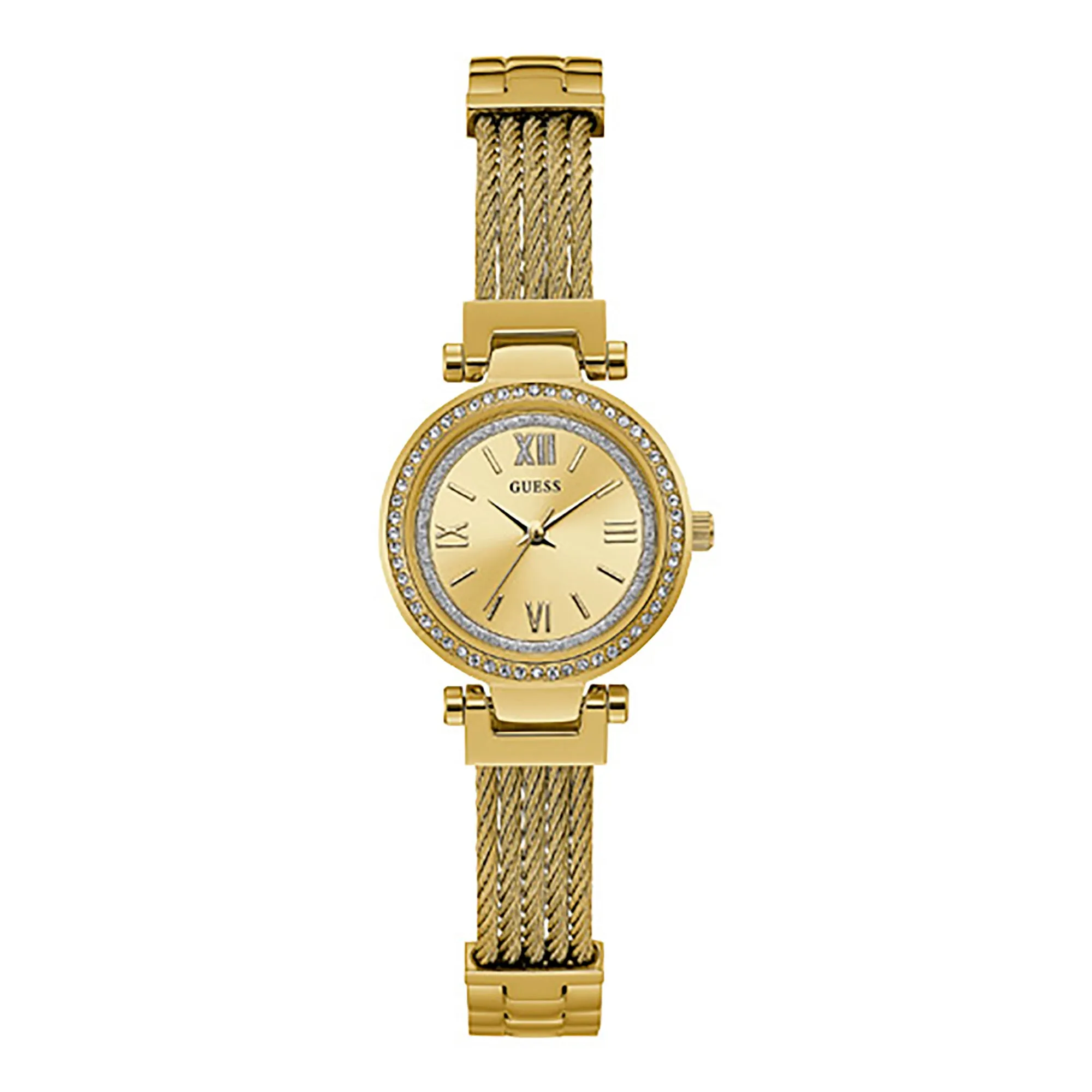 Guess Women's Watch Gold Tone Case Quartz