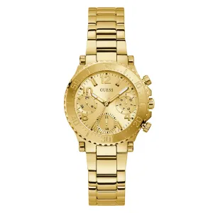 Guess Women's Watch Gold Tone Case Quartz