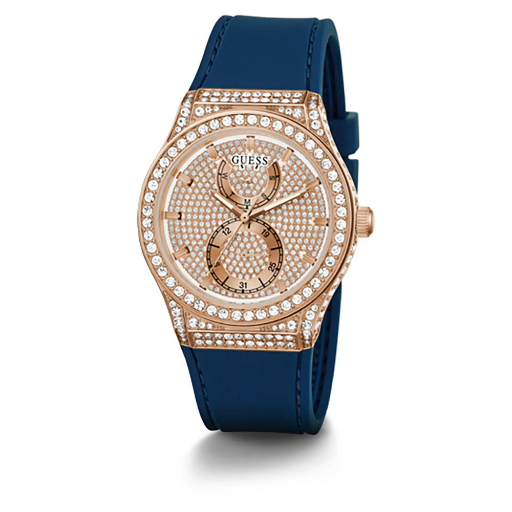 Guess Women's Watch Rose Gold Tone Case Quartz