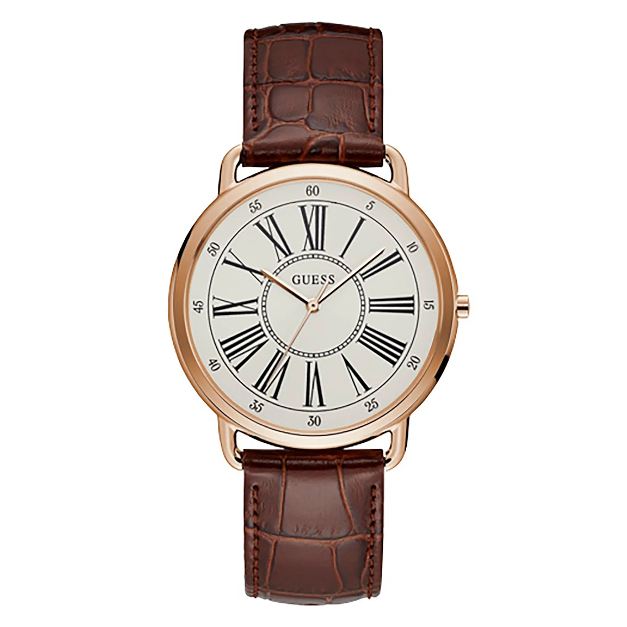 Guess Women's Watch Rose Gold Tone Case Quartz