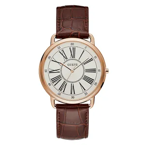 Guess Women's Watch Rose Gold Tone Case Quartz