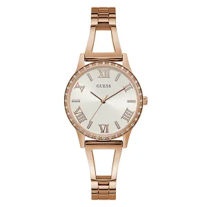 Guess Women's Watch Rose Gold Tone Case Quartz