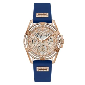 Guess Women's Watch Rose Gold Tone Case Quartz