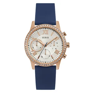 Guess Women's Watch Rose Gold Tone Case Quartz