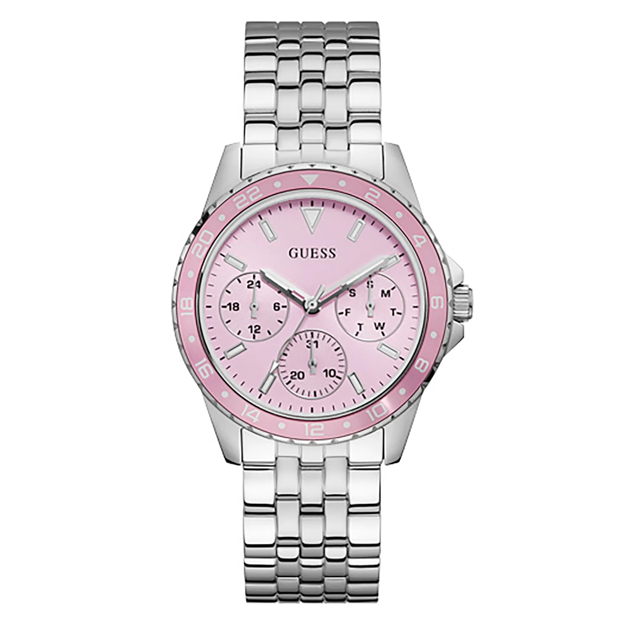 Guess Women's Watch Silver Tone Case Quartz