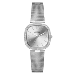 Guess Women's Watch Silver Tone Case Quartz
