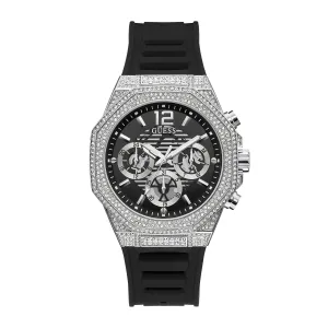 Guess Women's Watch Silver Tone Case Quartz