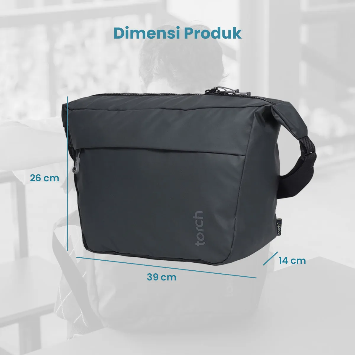 Hakgyo Tas Selempang office Torch 14L