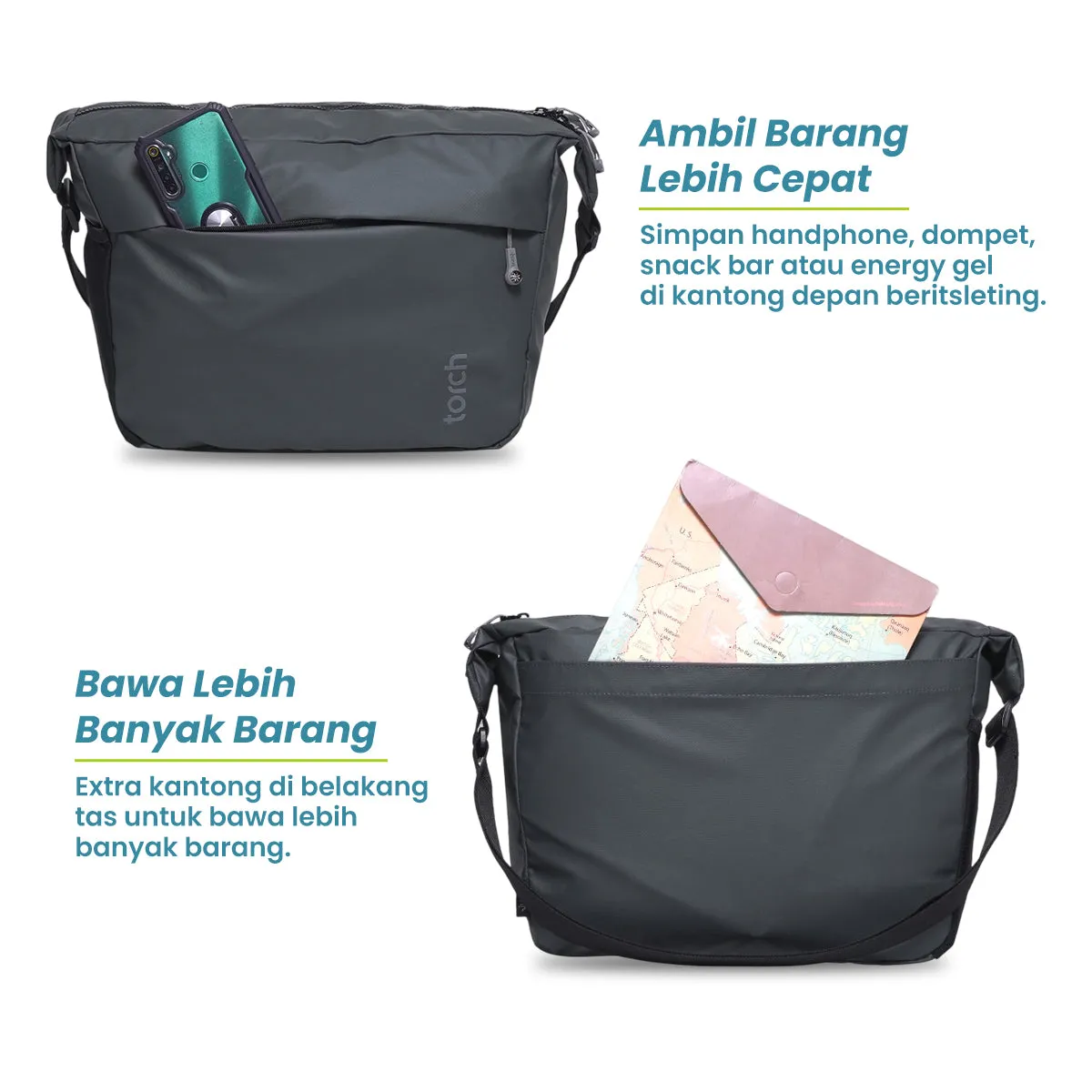 Hakgyo Tas Selempang office Torch 14L