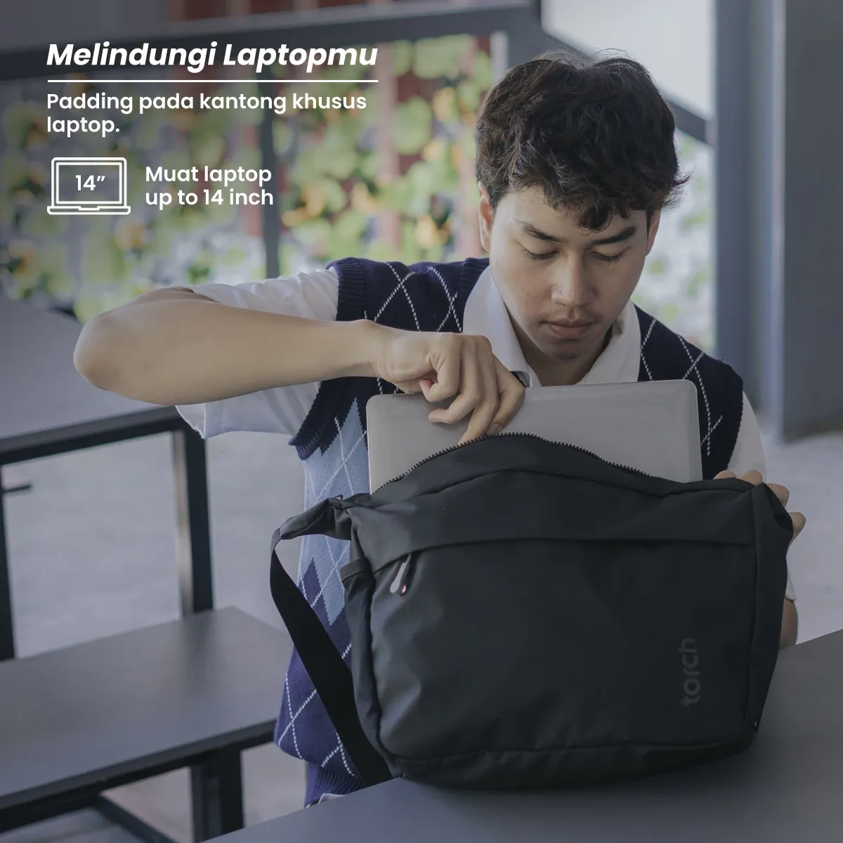 Hakgyo Tas Selempang office Torch 14L