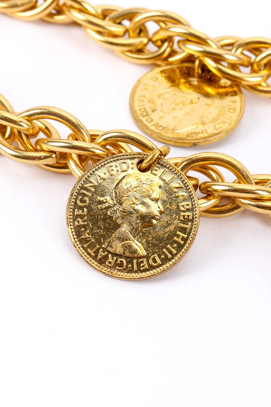 Halfpenny Charm Drape Chain Belt