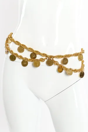 Halfpenny Charm Drape Chain Belt