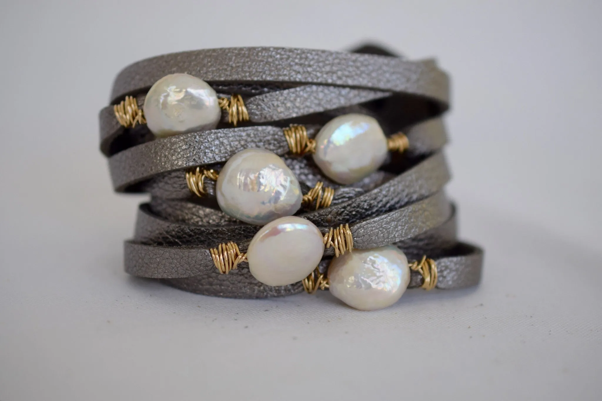 HALLELUJAH Platinum Leather Wrap
