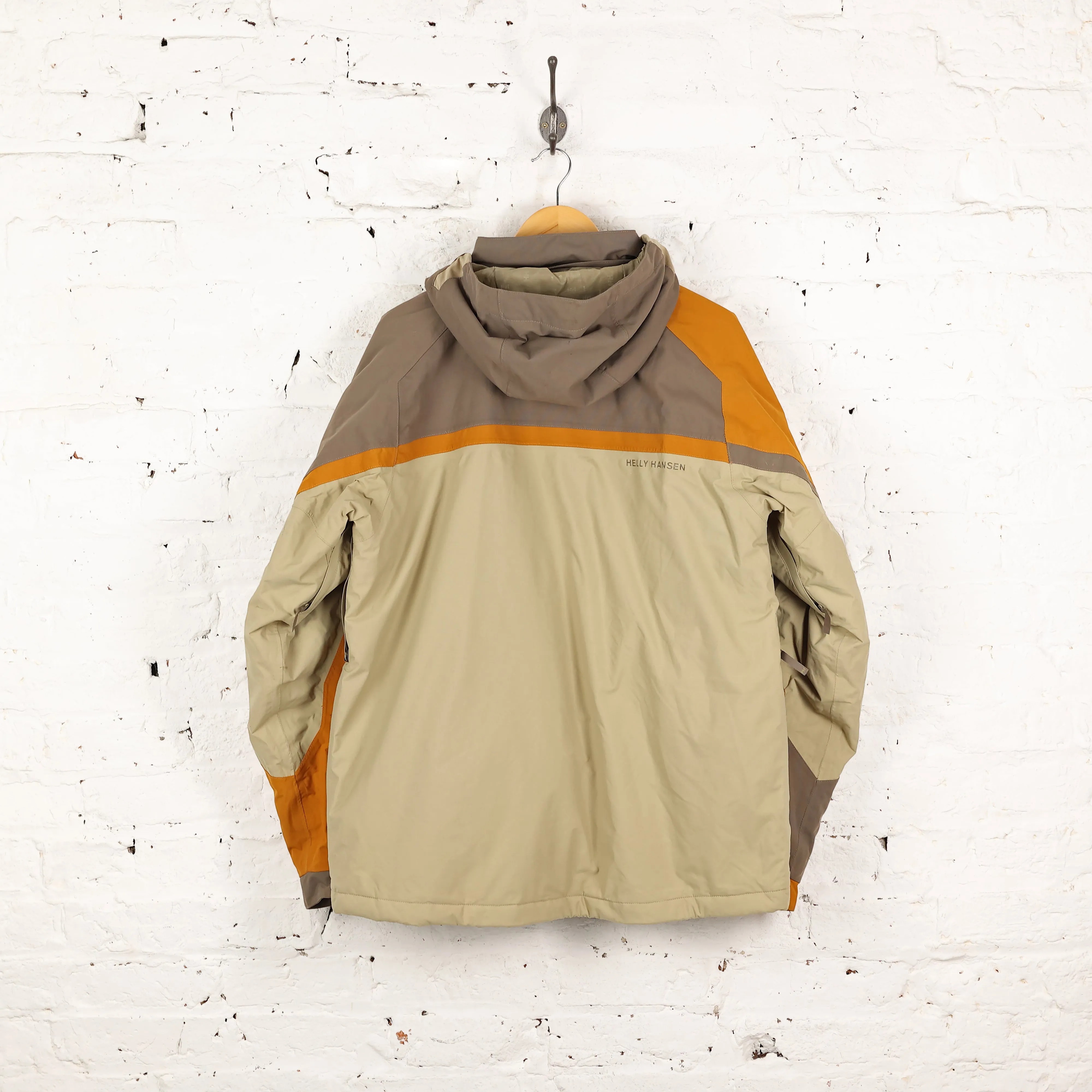 Helly Hansen Waterpoof Rain Jacket - Beige - L