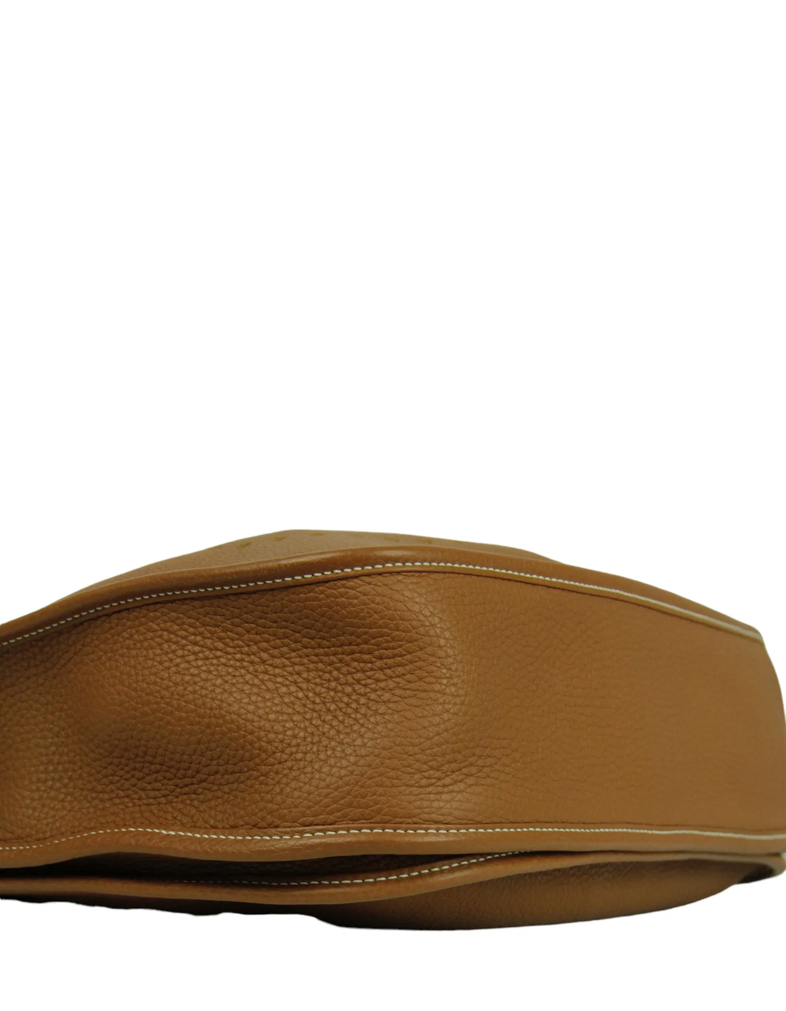 Hermes Gold Clemence Evelyne III GM Messenger Bag