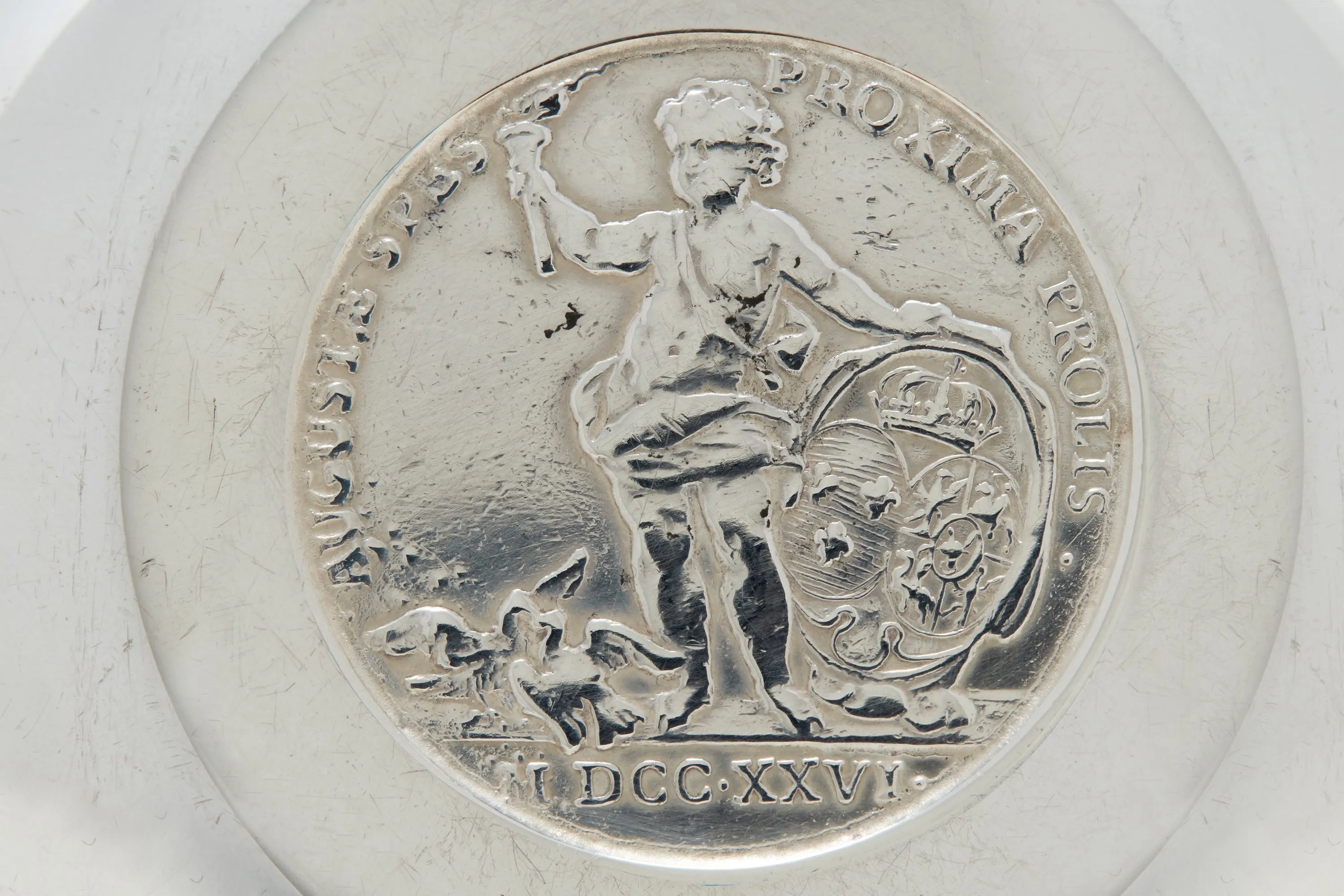 Hermès Wine Tastevin with French 1726 Coin