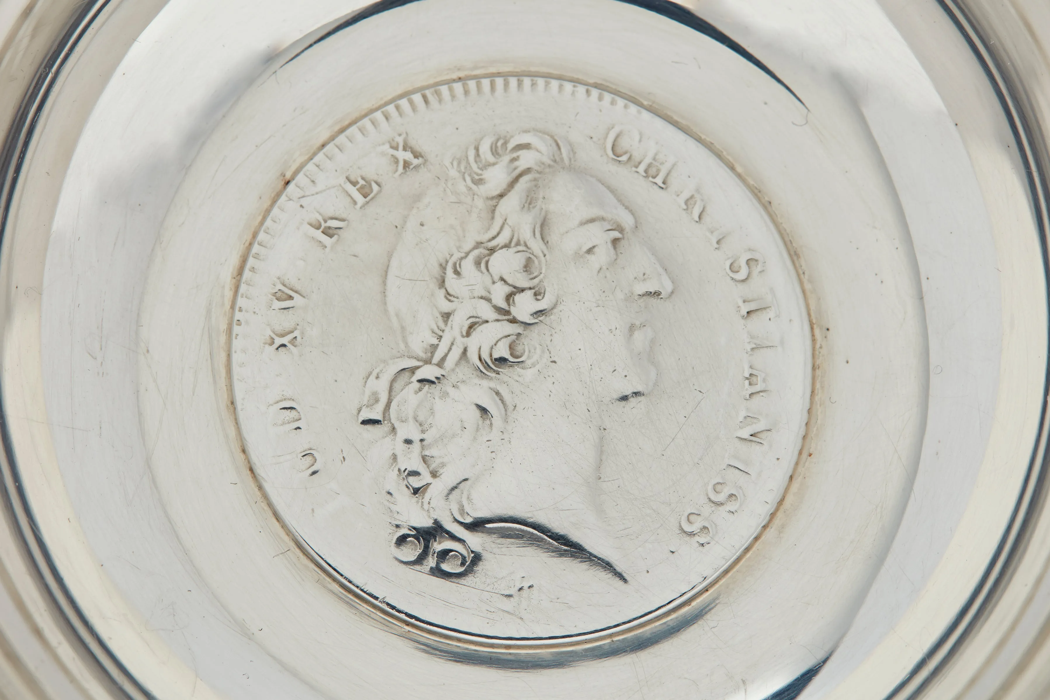 Hermès Wine Tastevin with French 1747 Coin
