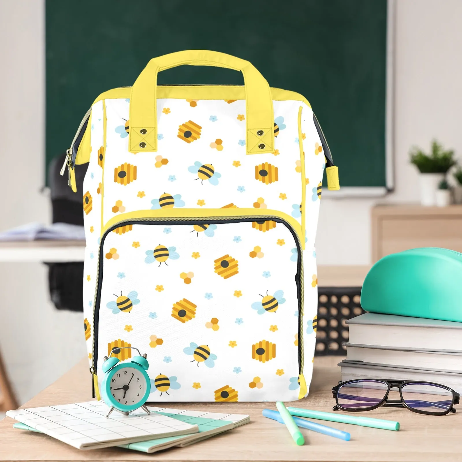 Honeybees Large Diaper Bag