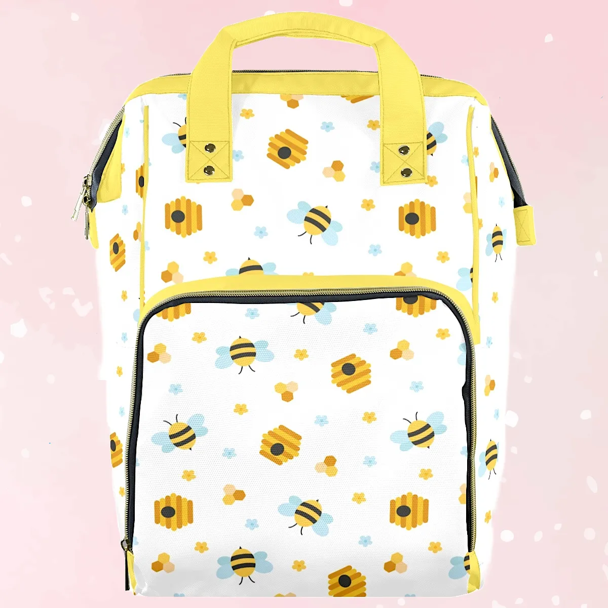 Honeybees Large Diaper Bag