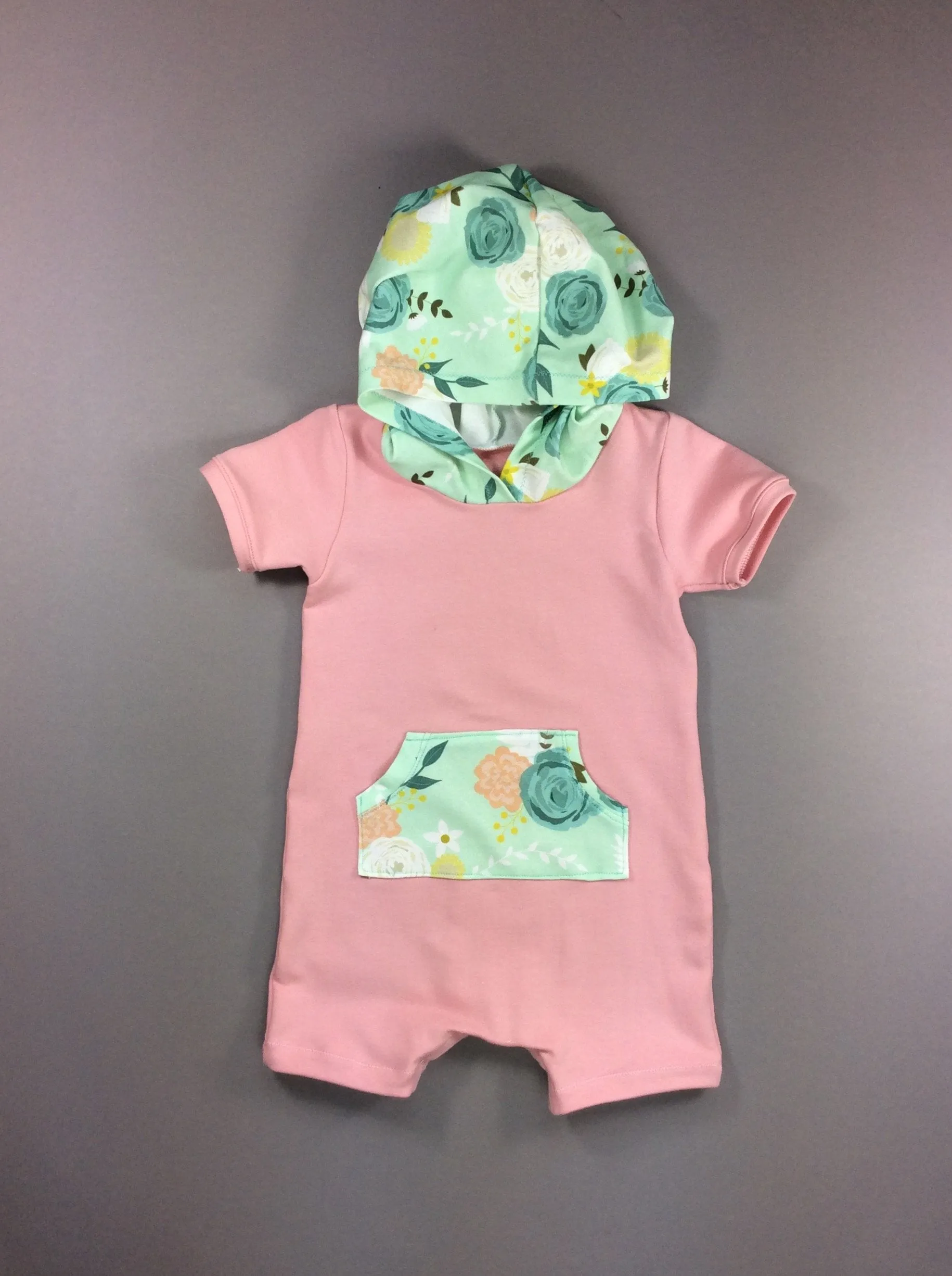 Hooded summer romper