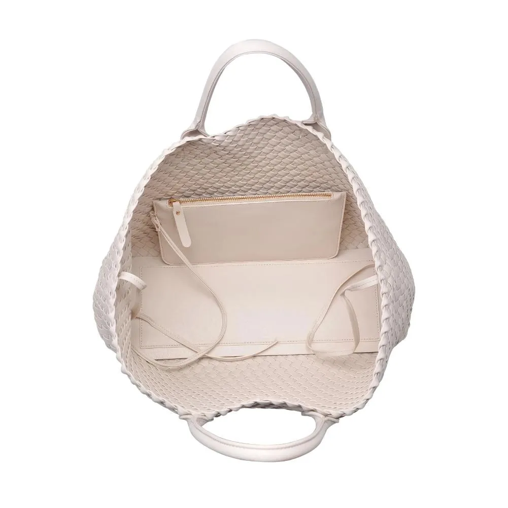 Ithaca Woven Leather Tote
