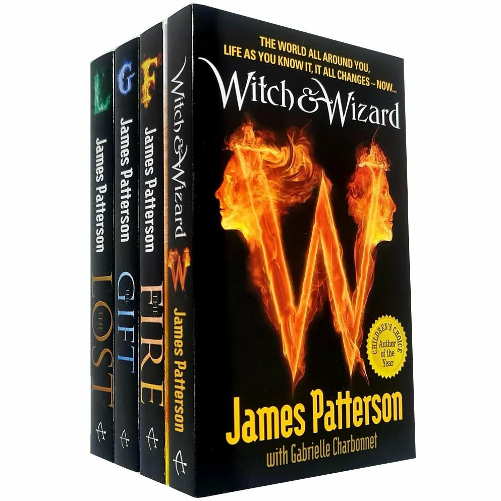 James Patterson 4 Books Collection Set Witch & Wizard Series