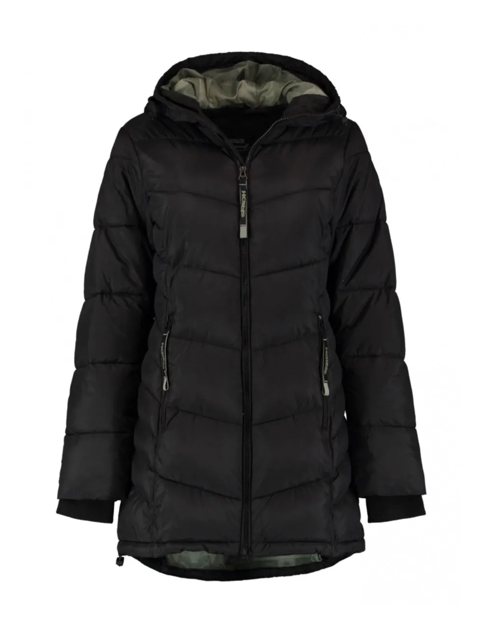 Julika Black Puffer Jacket