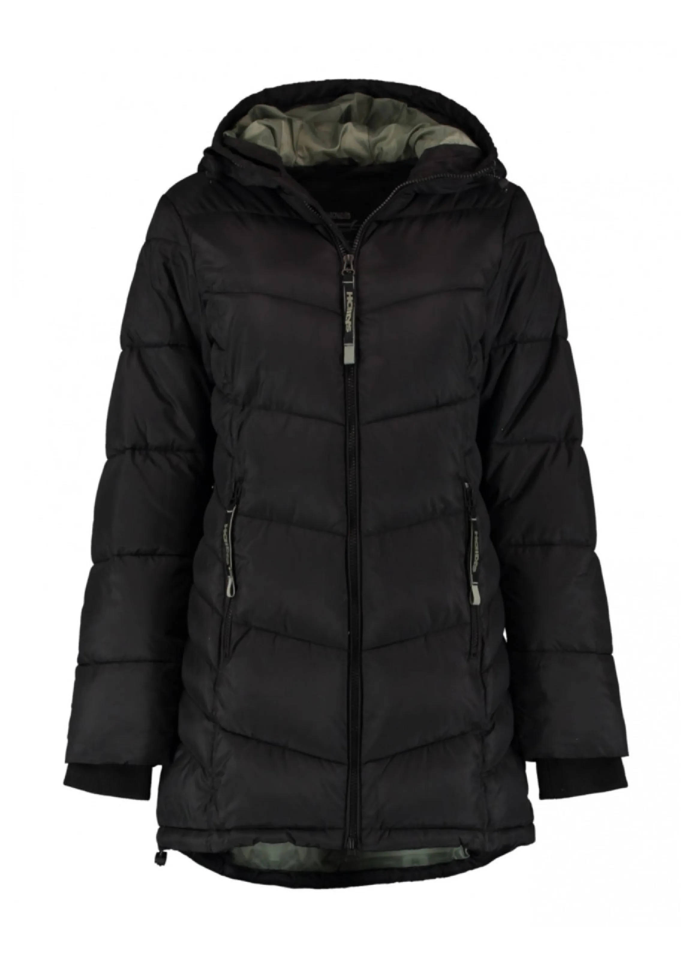 Julika Black Puffer Jacket