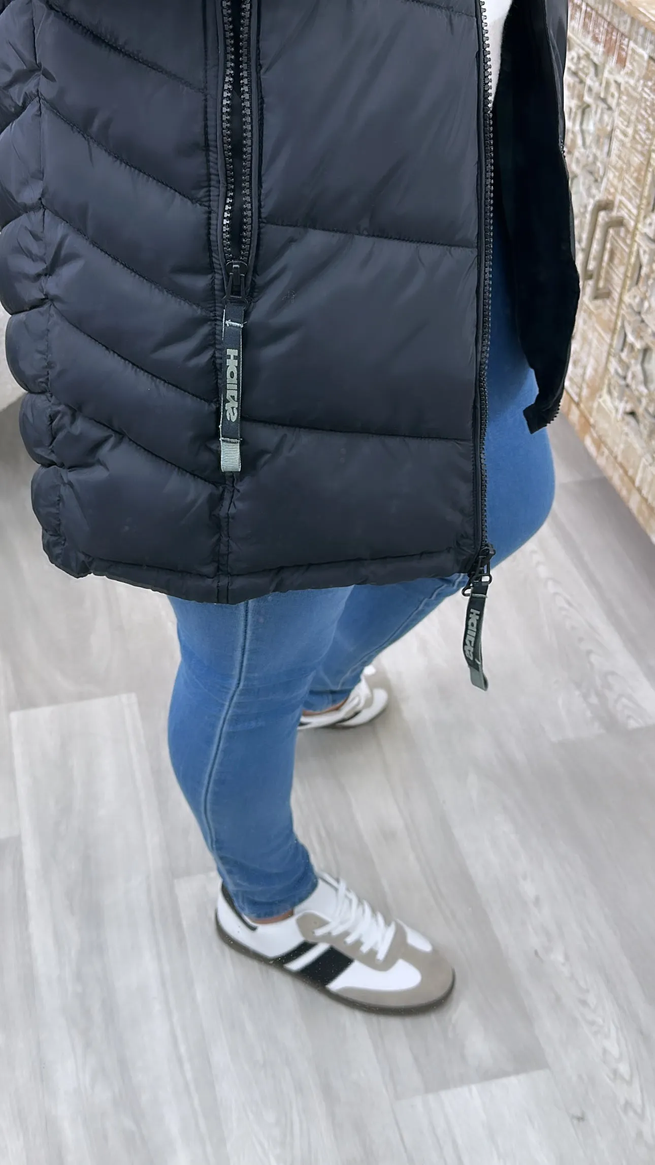 Julika Black Puffer Jacket