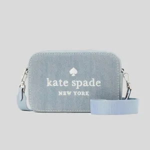 KATE SPADE Oh Snap Denim Camera Bag Blue Multi RB-KK260