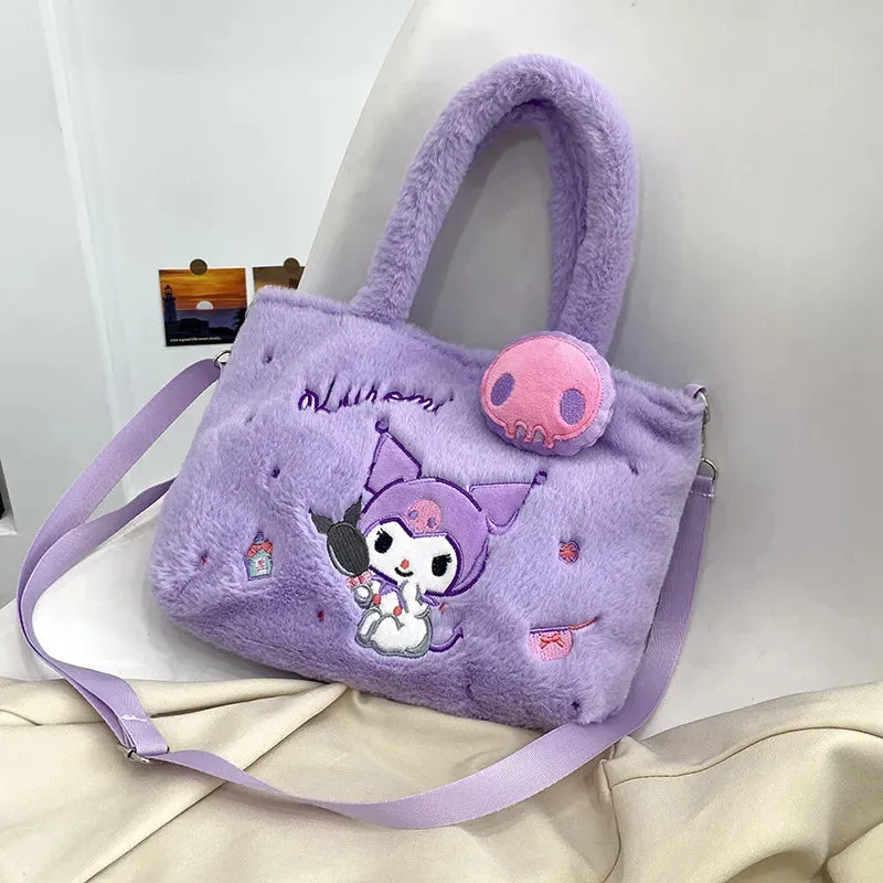 Kawaii Plush Cross Body Bags