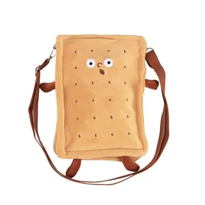 Kawaii Toast Crossbody Bag