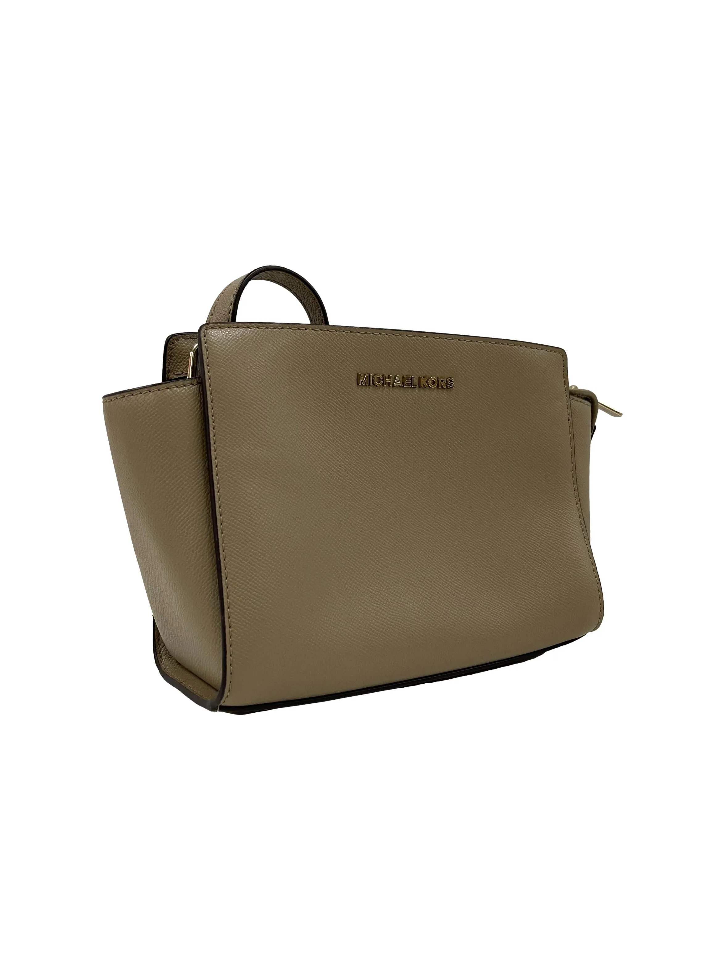 Khaki Selma Messenger Bag