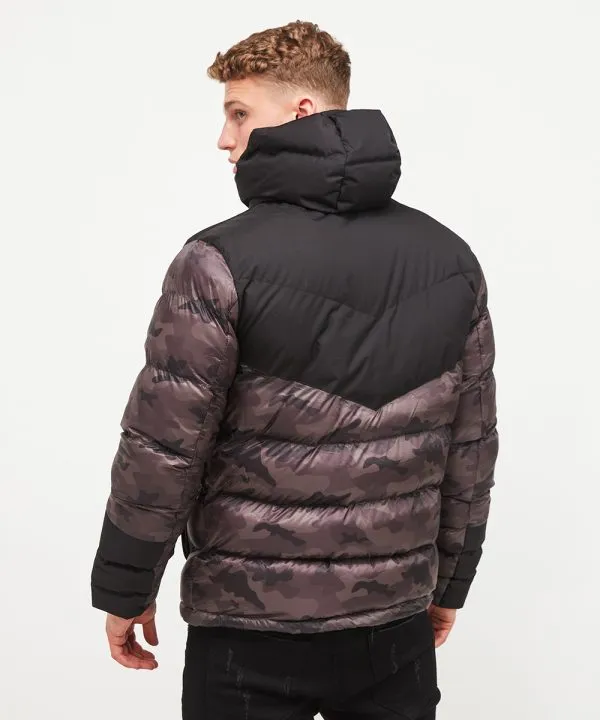 Kings Will Dream Rishton Puffer Jacket Camo