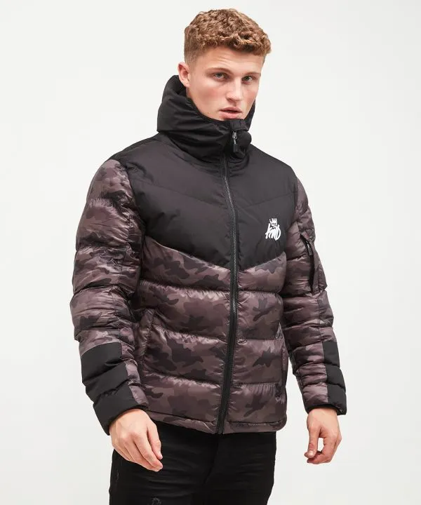 Kings Will Dream Rishton Puffer Jacket Camo