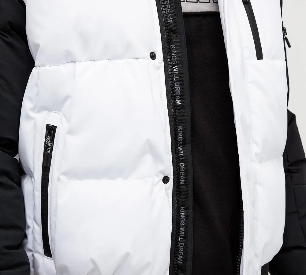 Kings Will Dream Sanders Puffer Bomber White