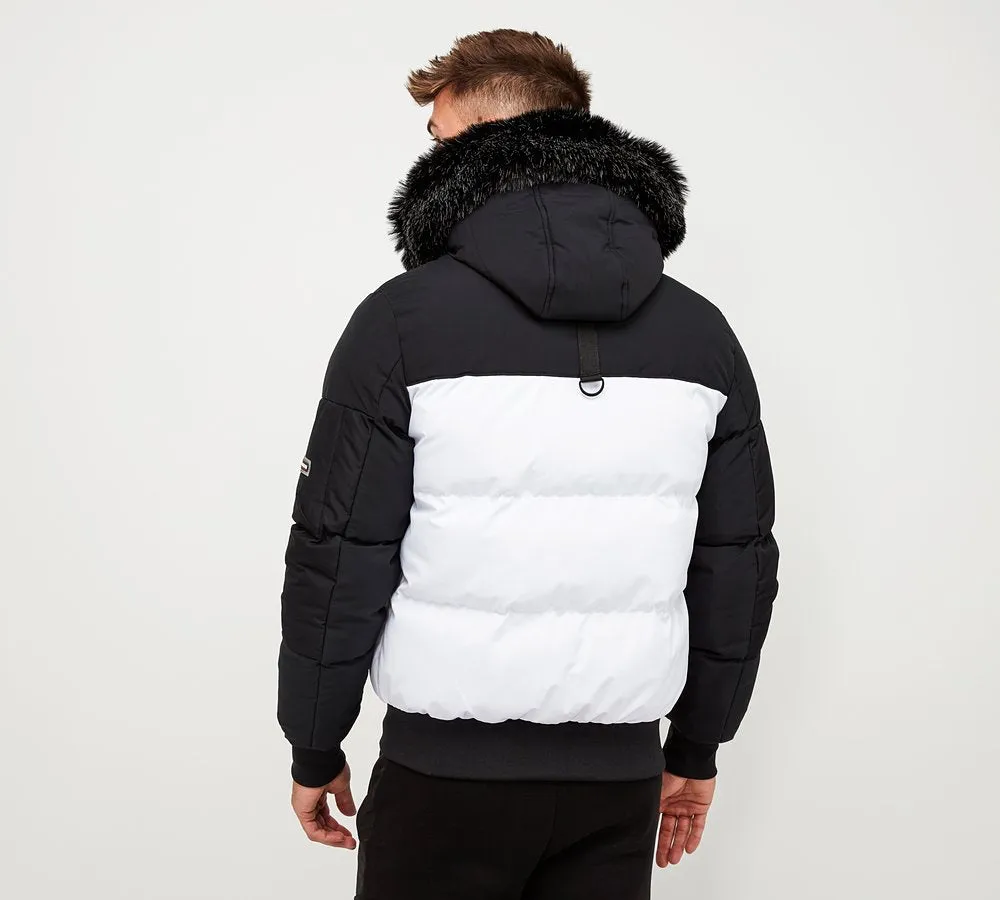 Kings Will Dream Sanders Puffer Bomber White