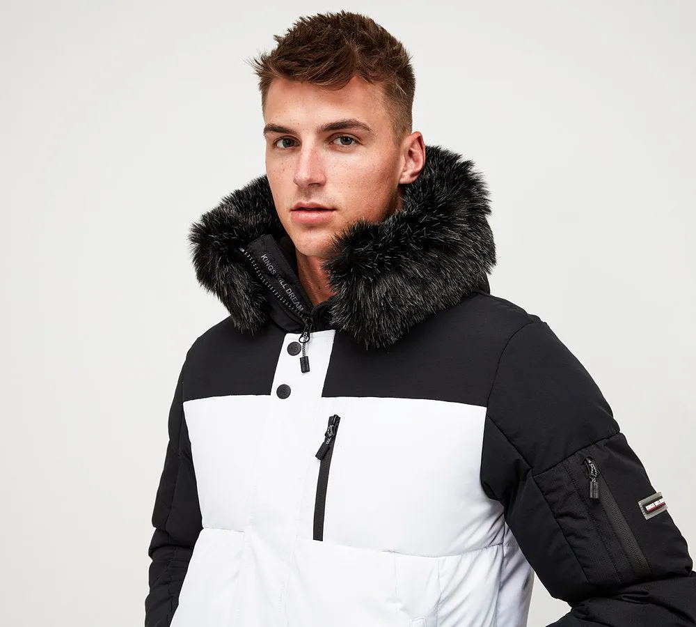 Kings Will Dream Sanders Puffer Bomber White