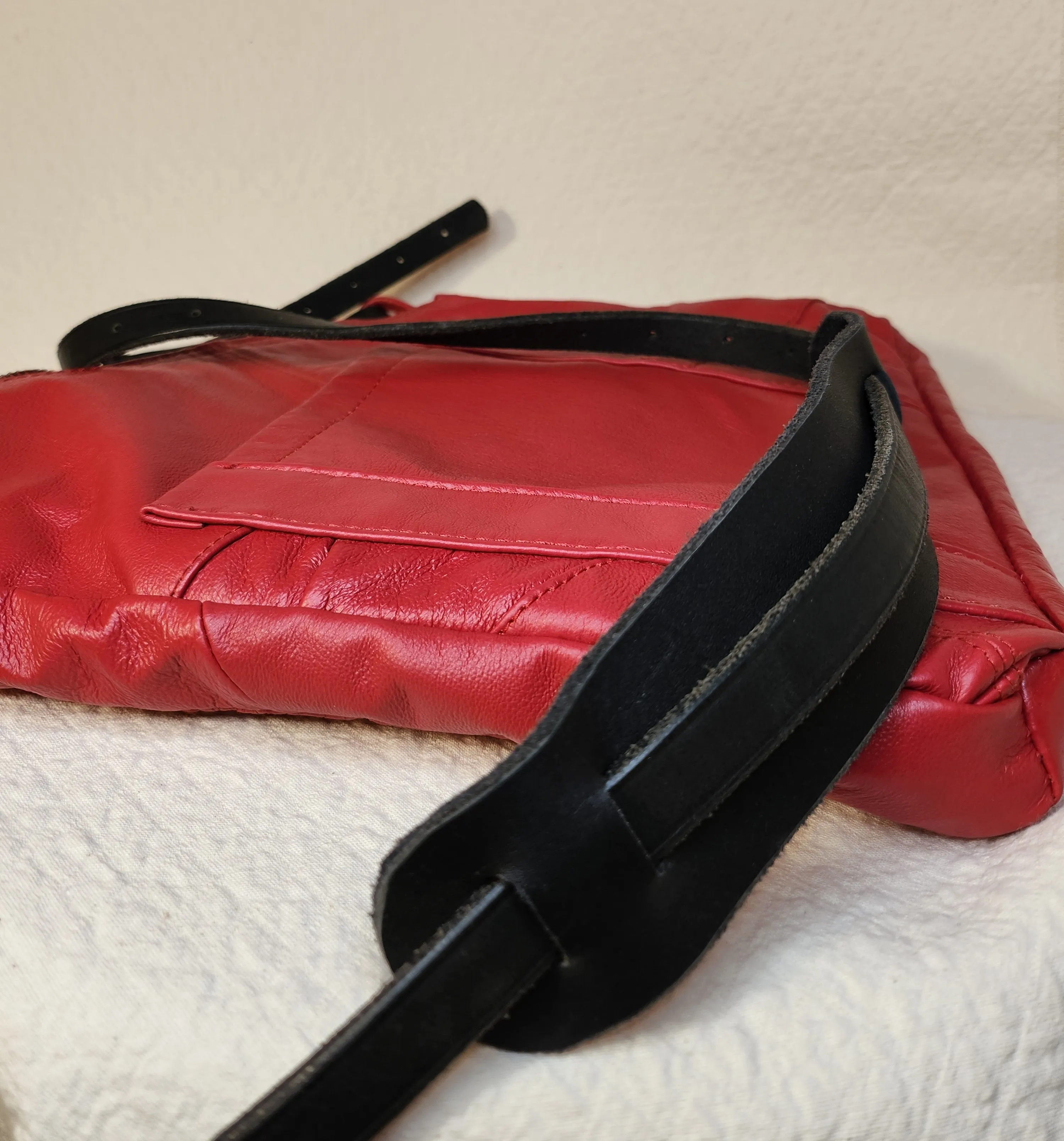 Kirsten Red Booted Bag