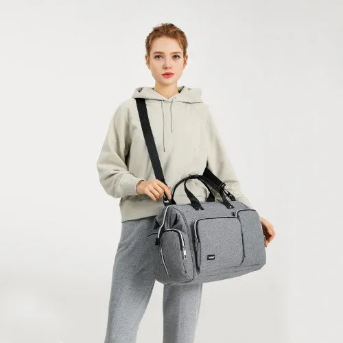 Kono Multi-Compartment Maternity Bag - Grey