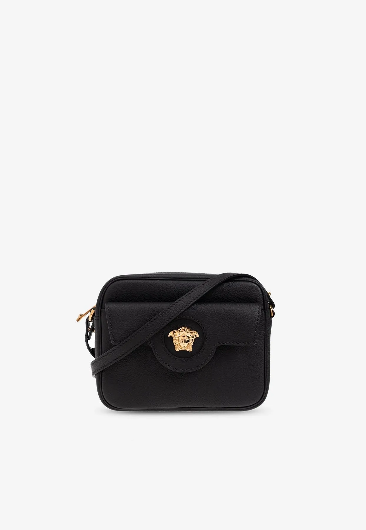 La Medusa Leather Crossbody Bag