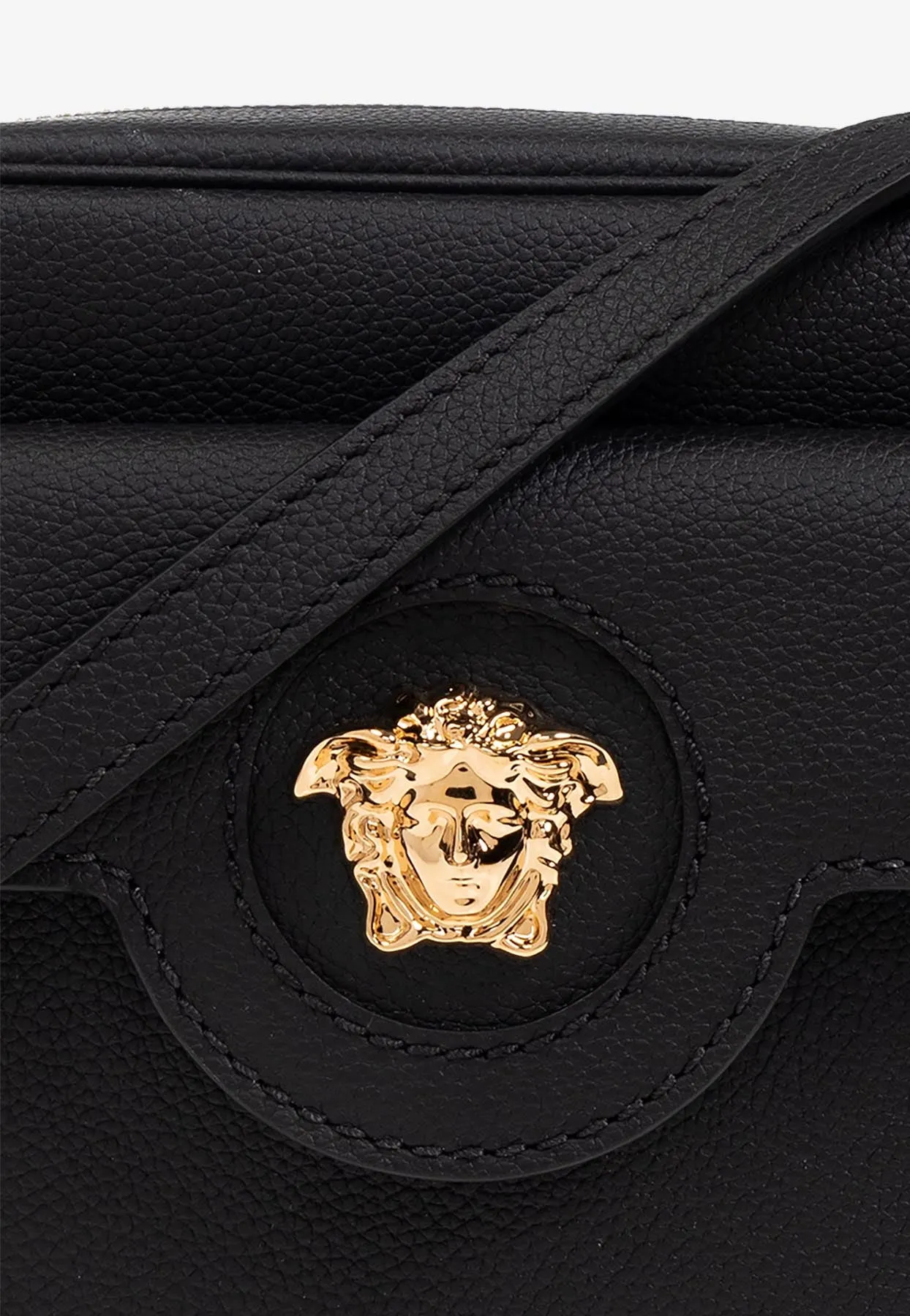 La Medusa Leather Crossbody Bag